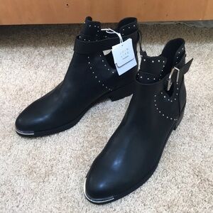 NWT! PULL & BEAR Eur Size 40 black ankle boots